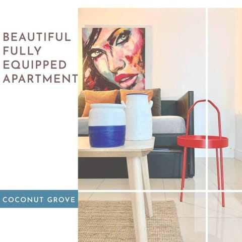 GroveO4 10 min from the Beach Apartment in Coconut Grove