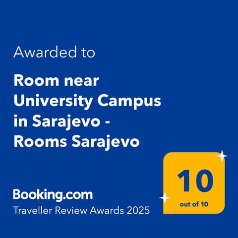 Room near University Campus in Sarajevo - Rooms Sarajevo Bed and Breakfast in Sarajevo