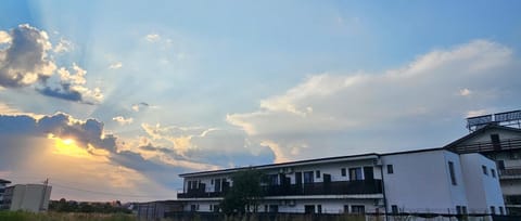 Property building, Sunset