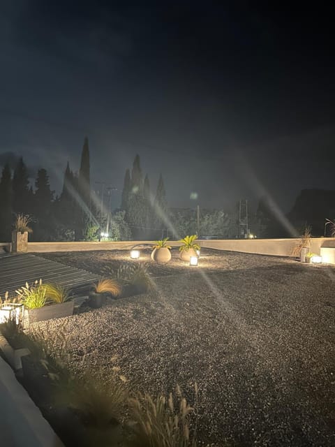Night, Garden view
