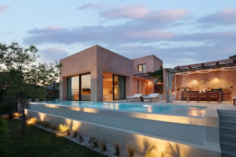 Property building, Patio, Pool view, sunbed