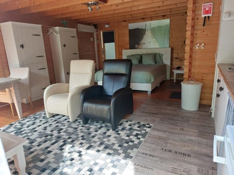 Bed, Kitchen or kitchenette, Living room, wardrobe, air conditioner