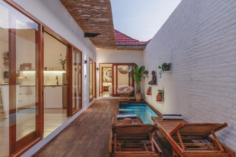 Patio, Facade/entrance, View (from property/room), Swimming pool
