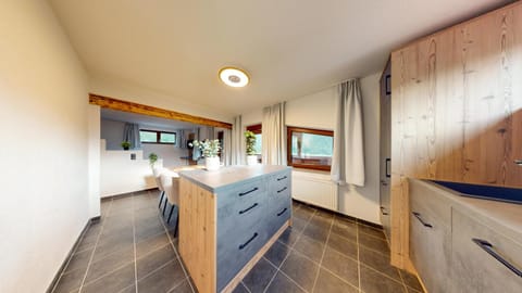 Kitchen or kitchenette, dishwasher