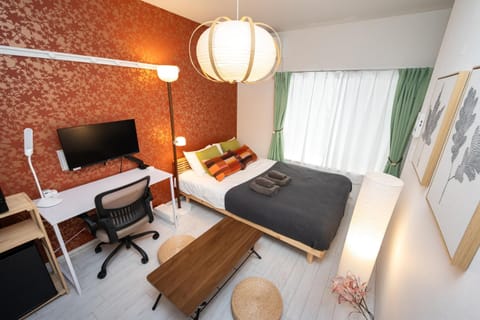 Bed, TV and multimedia, Living room, Bedroom