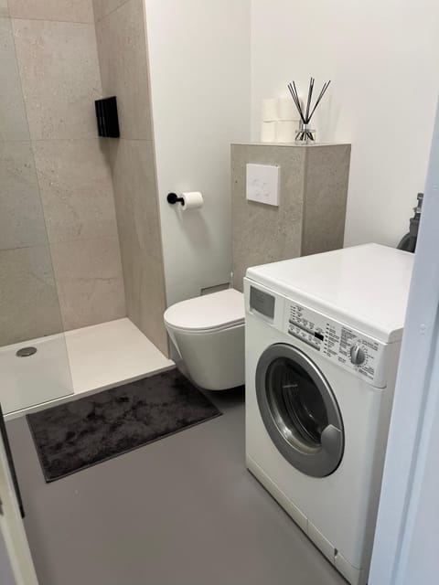 Toilet, Bathroom, washing machine