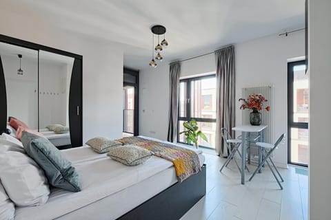 Bed, Living room, Photo of the whole room