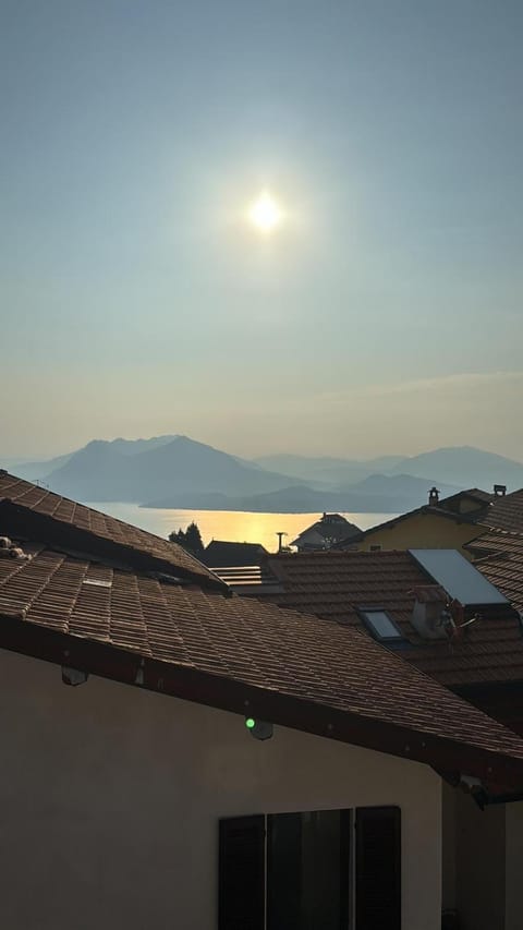 Natural landscape, Lake view, Mountain view, Sunset
