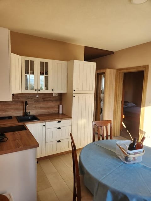 Kitchen or kitchenette, Dining area, oven