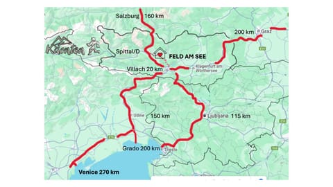 Landhaus Steinwender Wohnung Canaletto Apartment in Carinthia, Austria