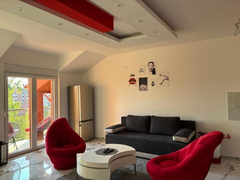 Red room Apartment in Serbia