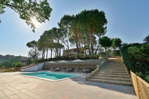 Day, Natural landscape, Garden, Pool view, Swimming pool, sunbed
