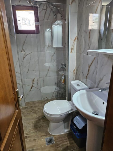 Shower, Bathroom, Photo of the whole room, Decorative detail