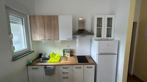 Kitchen or kitchenette, stove, toaster