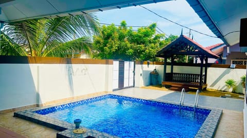 Pool view, sunbed