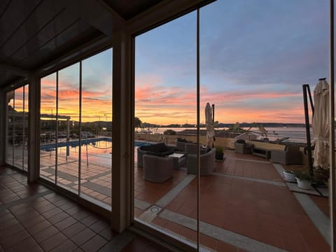 Balcony/Terrace, Sea view, Sunset