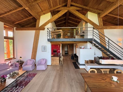 Kitchen or kitchenette, Living room, Dining area