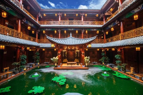 Property building, Garden, Inner courtyard view