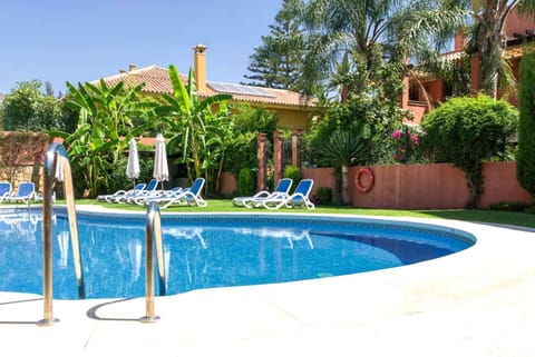 Spring, Garden view, Pool view, Swimming pool, sunbed