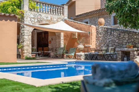 Property building, Living room, Swimming pool