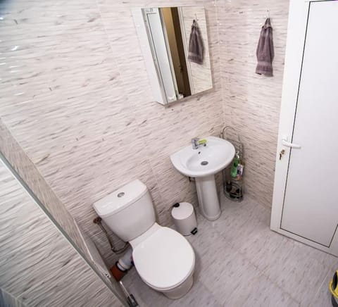 Toilet, Bathroom, towels