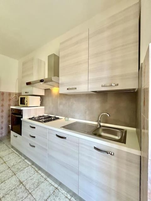 Kitchen or kitchenette, dishwasher, stove