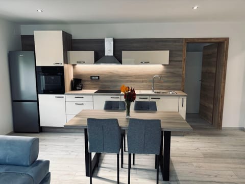 Kitchen or kitchenette, Dining area, oven