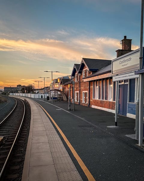 Property building, Sunset