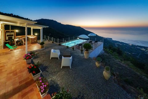 Natural landscape, Pool view, Swimming pool, Swimming pool, Sunset