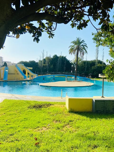 Children play ground, Aqua park, Pool view, Swimming pool