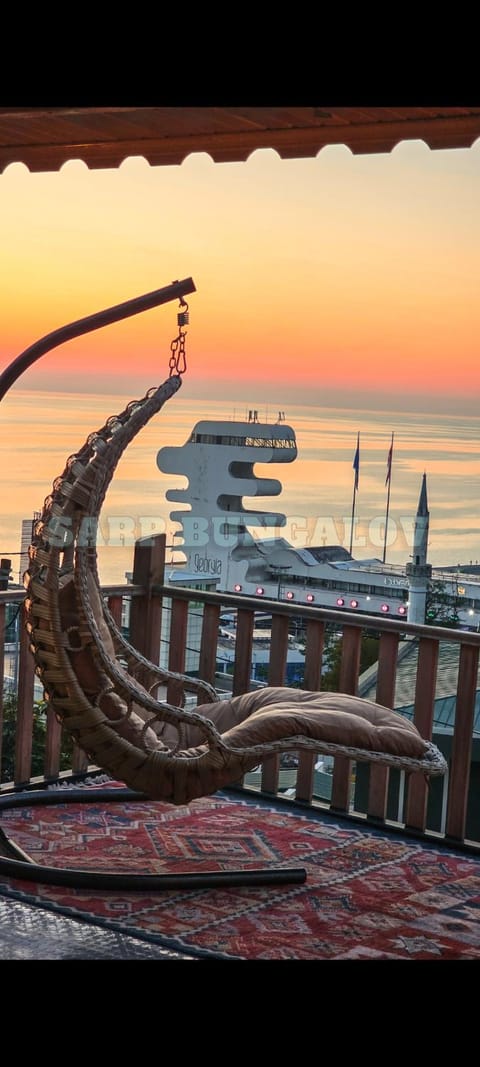 Nearby landmark, Natural landscape, Balcony/Terrace, Sea view, Sunset