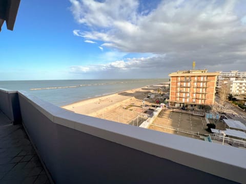 Property building, Nearby landmark, Day, Natural landscape, View (from property/room), Balcony/Terrace, Beach, Sea view