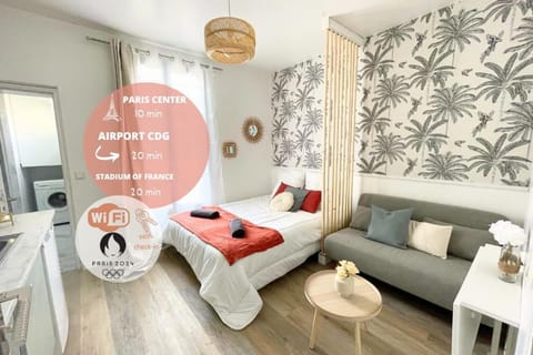 Studio 10min Paris Centre I CDG Apartment in Drancy