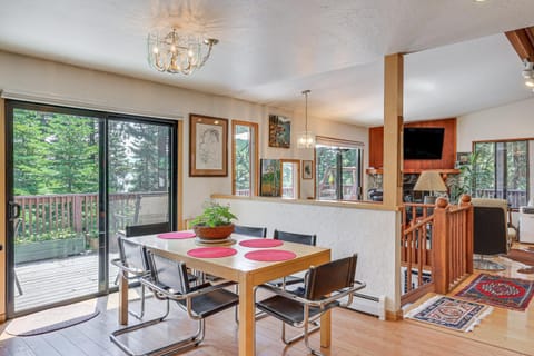 1 Mi to Beach Peaceful Tahoe Vista Home with Decks! House in Tahoe Vista