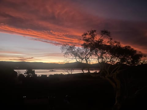 Lake view, Sunset