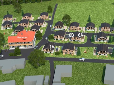 Property building, Neighbourhood, Bird's eye view, Location