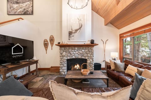 TV and multimedia, Living room, Seating area, fireplace