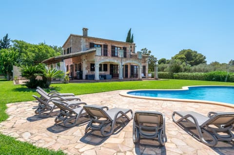 Property building, Living room, Swimming pool