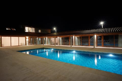 Night, Pool view
