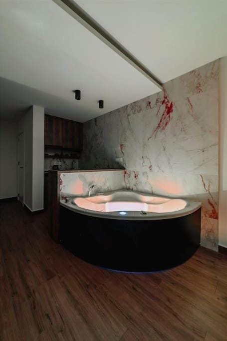 Bed, Hot Tub, Photo of the whole room, Bedroom