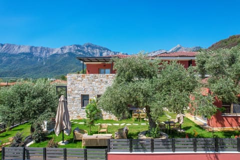 Property building, Natural landscape, Garden, Mountain view