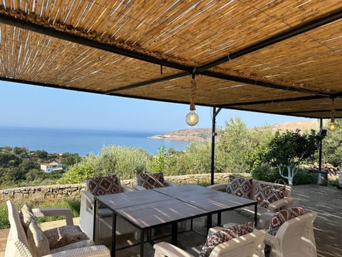 Natural landscape, View (from property/room), Seating area, Sea view