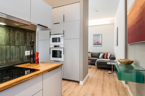 Kitchen or kitchenette, Living room, dishwasher
