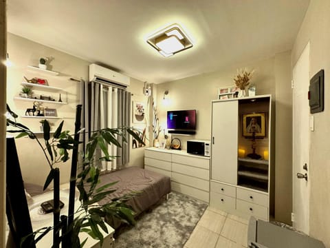 Bed, TV and multimedia, air conditioner