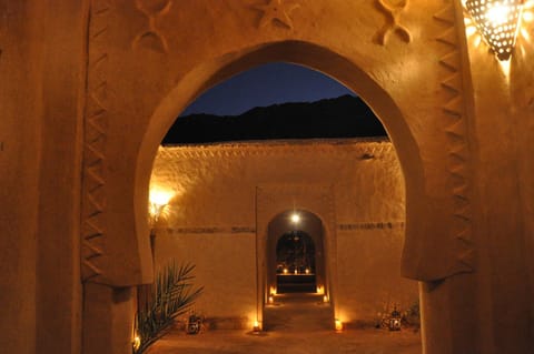 Property building, Patio, Night