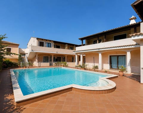 Property building, Pool view, Swimming pool