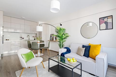 Kitchen or kitchenette, Living room, Dining area