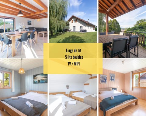 Cabana & Maison Entre Lacs & Montagnes -Proche Annecy House in Haute-Savoie