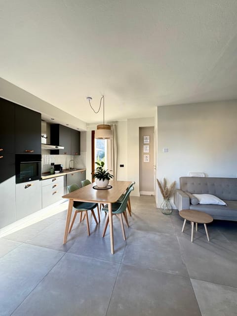 Kitchen or kitchenette, Living room, Seating area, Dining area, oven, stove