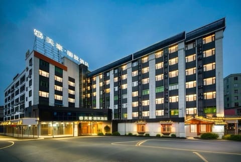 Property building, Night, Location, Parking